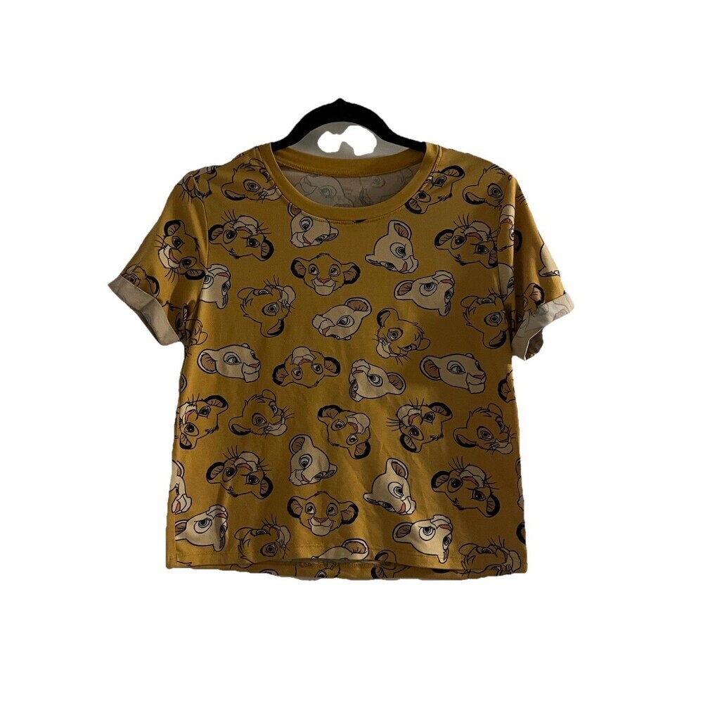 DISNEY THE LION KING SIMBA TOSS SHIRT JUNIORS SIZE XL